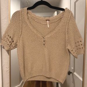 Free People Tan Top XS